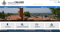 Desktop Screenshot of comune.caluso.to.it